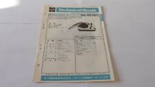 NATIONAL SG-501N Portable Analog Record Player Original Technical Guide