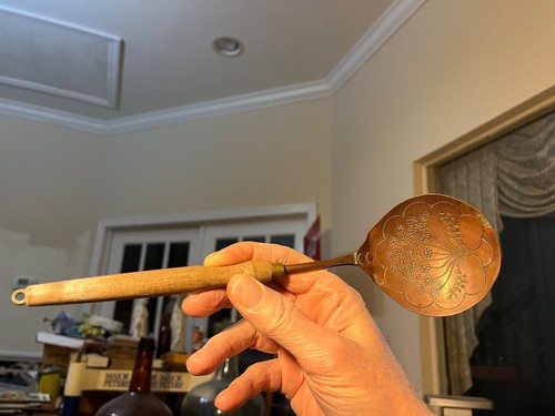 Vintage wood handle - vintage,