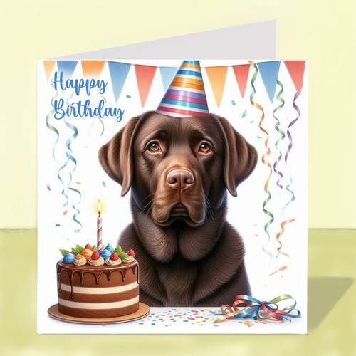 Chocolate labrador dog - chocolate,