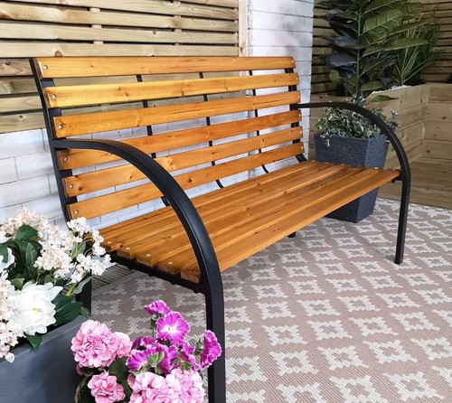 Outdoor garden bench rustic - outdoor,