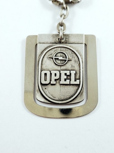 Vintage metal keychain opel - vintage,