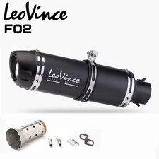 LeoVince F02 Black Exhaust Terminal - 51mm