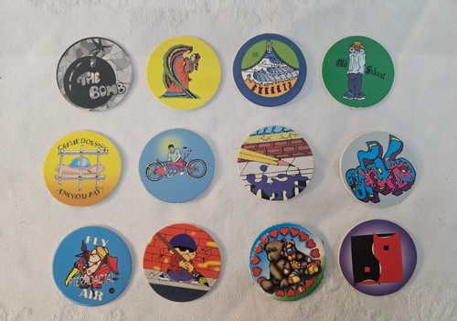 1990s lot misc pogs - lot, 12