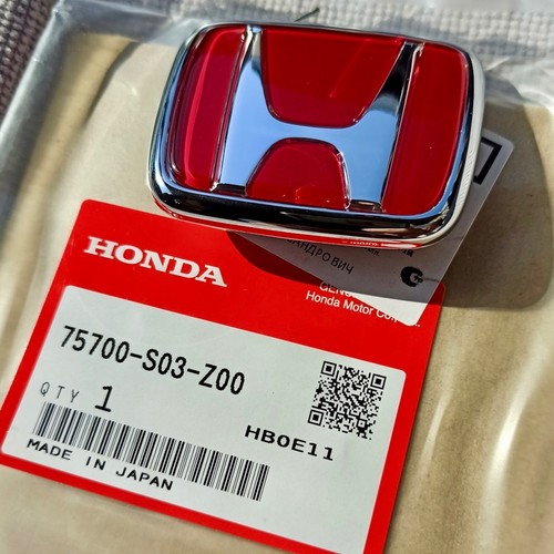 Genuine honda front - genuine, red
