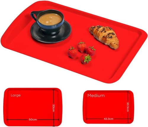 Plastic serving tray heavy - bt,