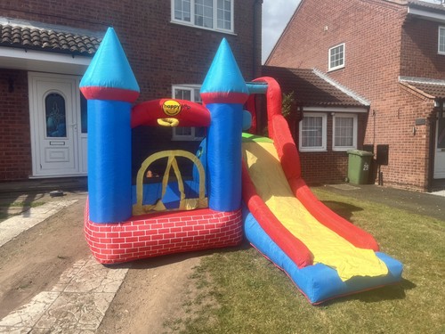 Bouncy castle and - , slide