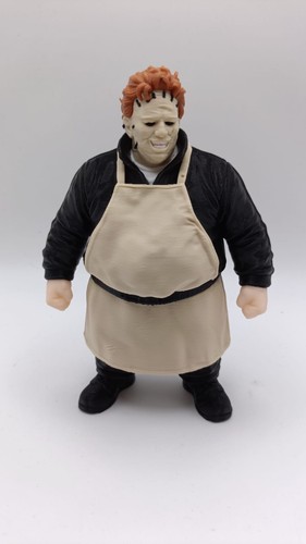 Chubby leather face model - chubby,