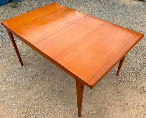 Teak extending dining - extending,