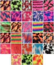 Long Haired Faux Fur Fabric - Multiple Lengths & Colours - AC 356 / YF54