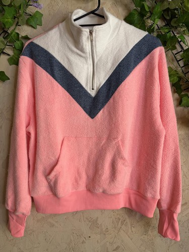 Wildfox colourblock half zip - half,