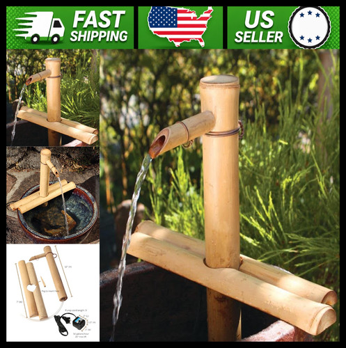 Adjustable bamboo fountain - adjustable,