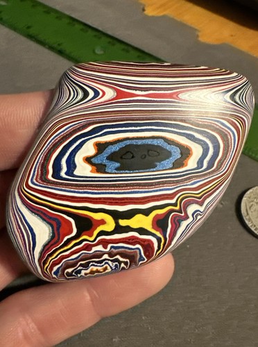Polished kenworth fordite - "kenworth",