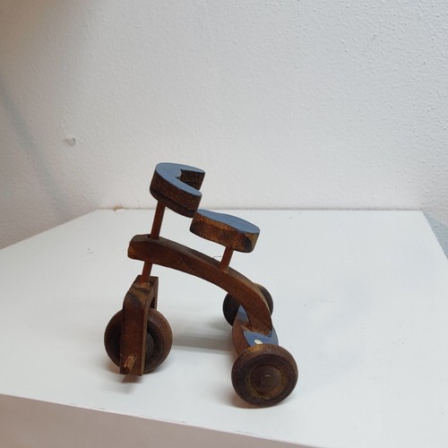 Wooden tricycle bike vtg - tricycle,