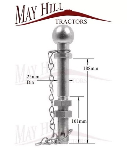 Tractor drawbar ball - tractor, hitch
