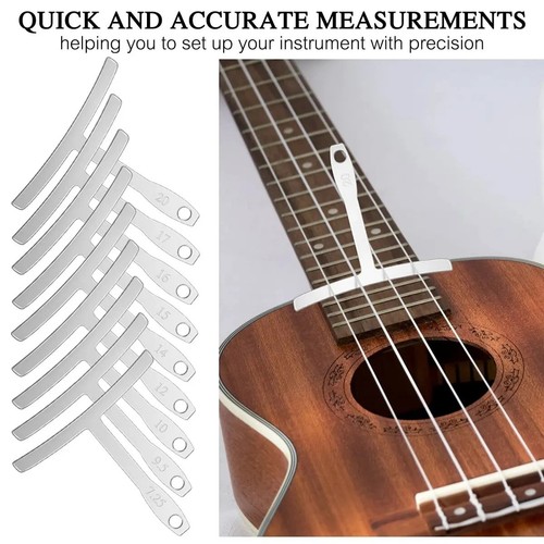 9pcs guitar radius gauge set - radius,