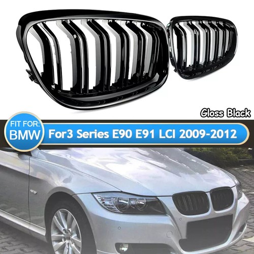 Pair gloss black front kidney - pair,