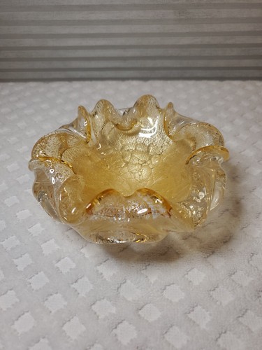 Murano blown glass gold - murano,