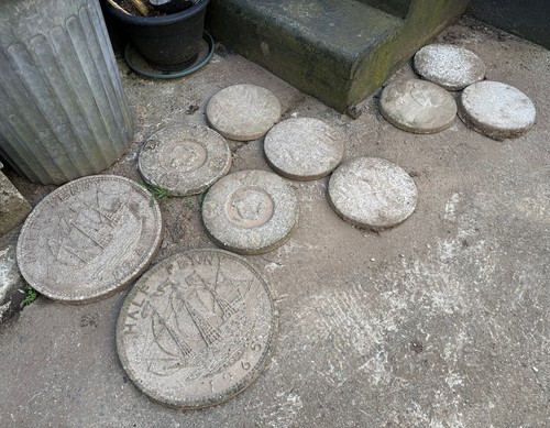 Used garden stepping - x,