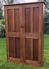 Arts & Crafts Solid Oak Linen