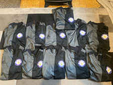 11 A side, Mens Football Team Kit Adidas Black shirts joblot