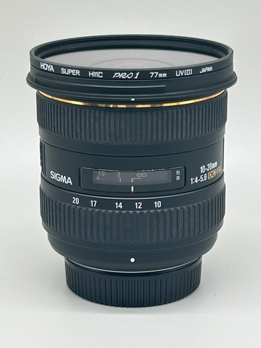Sigma 20mm 6 ex - f/4-5.6, dc