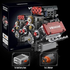 Motorized V8 Engine 478PCS