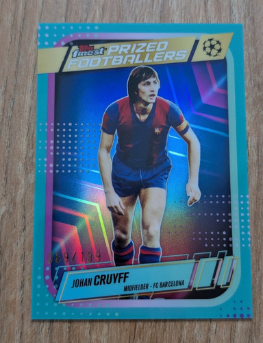 Johan cruyff 199 topps finest - johan, /199