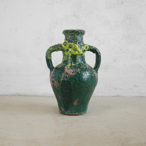 Terracotta green fat lava - green,