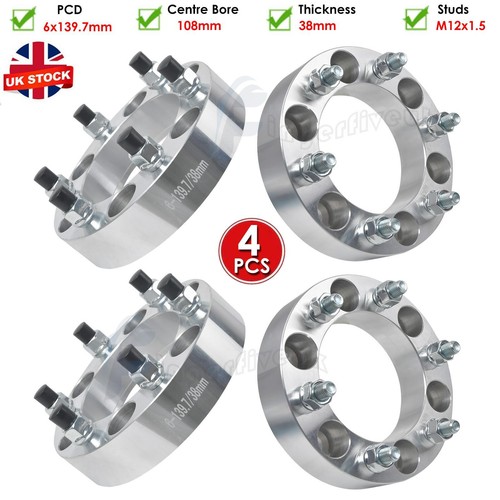 4pc 38mm wheel spacers - 38mm,