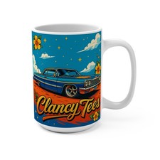 Lowrider Car Mug Chicano Art