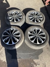 SET OF NISSAN QASHQAI ALLOY WHEEL AND TYRE 215 55 18
