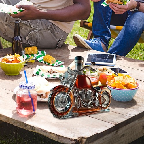 Motorcycle whiskey decanter - whiskey,