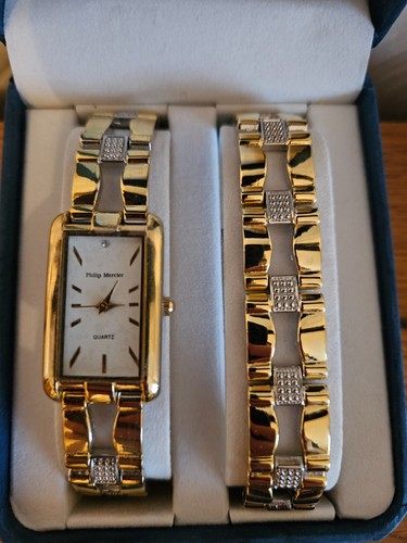 Ladies watch and bracelet set - watch,