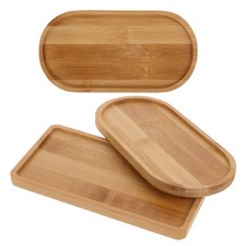  3 Pcs Rectangle Tray Bathroom Countertop Creative Succulent Pots