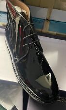 Patent Leather George Boots Shiny Army Military Mess Dress Ceremonial Shoes New