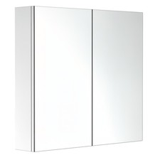 HOMCOM Bathroom Cabinet Double