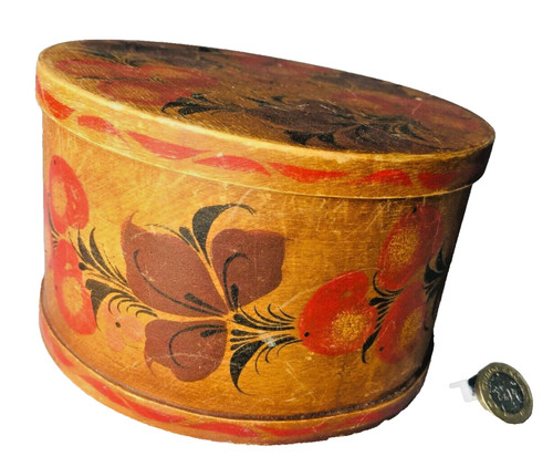 Wood wooden box cylinder - wooden,