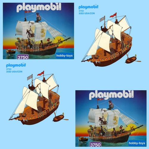 Playmobil pirate ship 3750 - playmobil, *