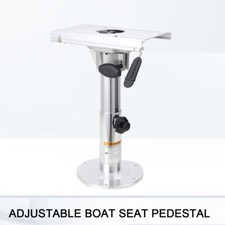 Adjustable Height 13"-19" Boat Seat Pedestal w/Slide Locking Boat Seat Pedestal