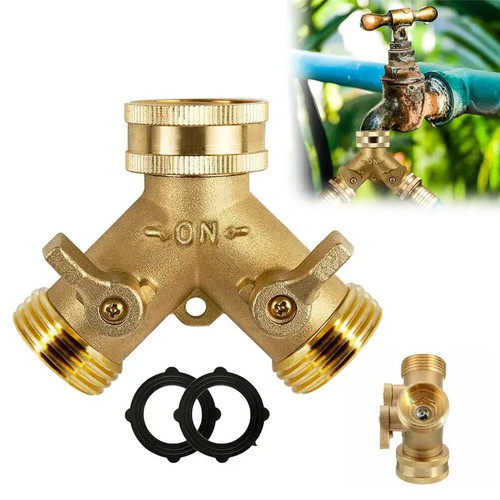 Garden tap splitter way - splitter,