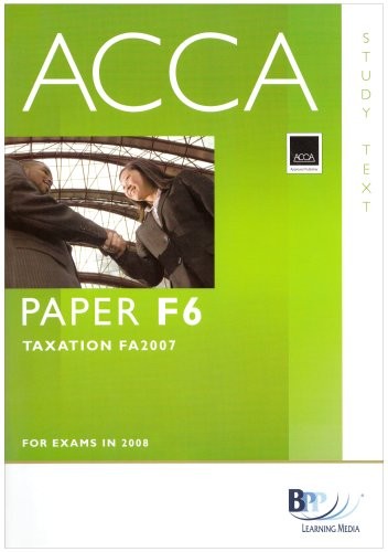 Acca f6 tax - acca,