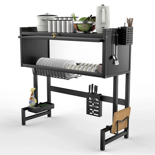 Over sink dish drying rack - over,