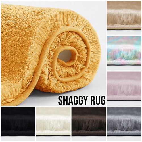 Fluffy rugs anti slip - slip, shaggy