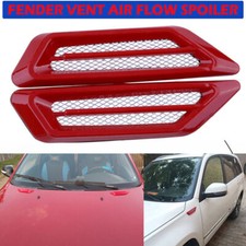 Car Universal Trim Accessories Hood Dummy Side Wing Valve Simulated Air Intake