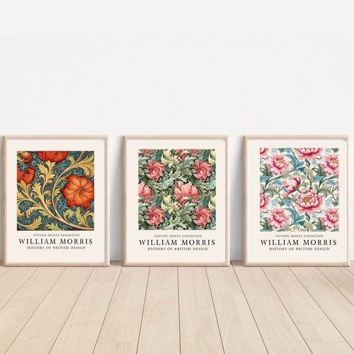 Set william morris cotton - morris,
