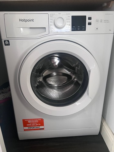 Washing machine hot - hot, point