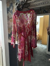 Warehouse Size 12 Dress Floral Pinks Reds