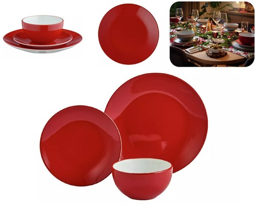 12pc dinner set stoneware - set,