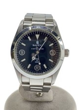 BAPE OG Bapex Wrist Watch Silver Nigo Era