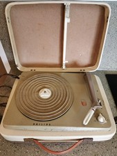 Philips Portable Record Player Turntable Mains Vintage 1960's?